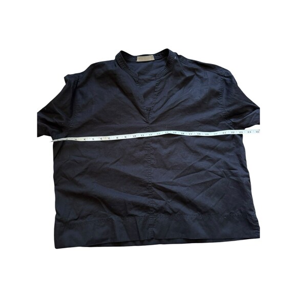 Everlane Casual Classic Cotton Deep V Neck Blouse Size 8 Workwear Top - Picture 4 of 6